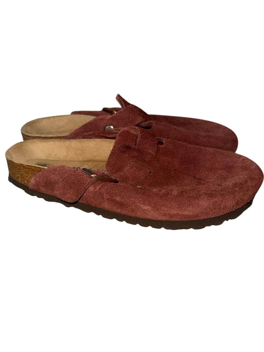 Birkinstock Boston clog Burgundy soft leather women’s 8 eu 39